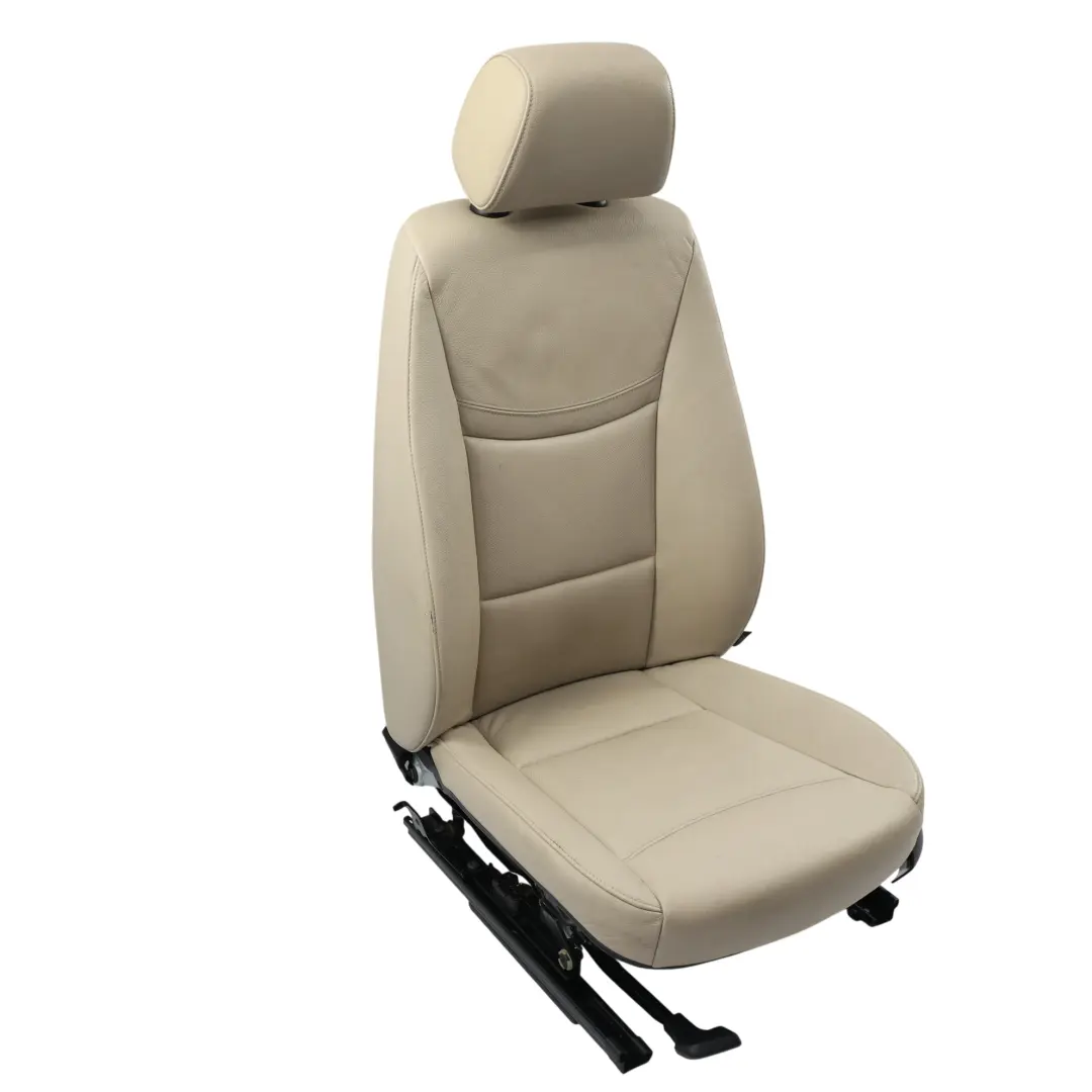 BMW E90 E91 LCI Front Left N/S Seat Leather Dakota Oyster Interior - SKU 7257543-4 - Part number 7257543