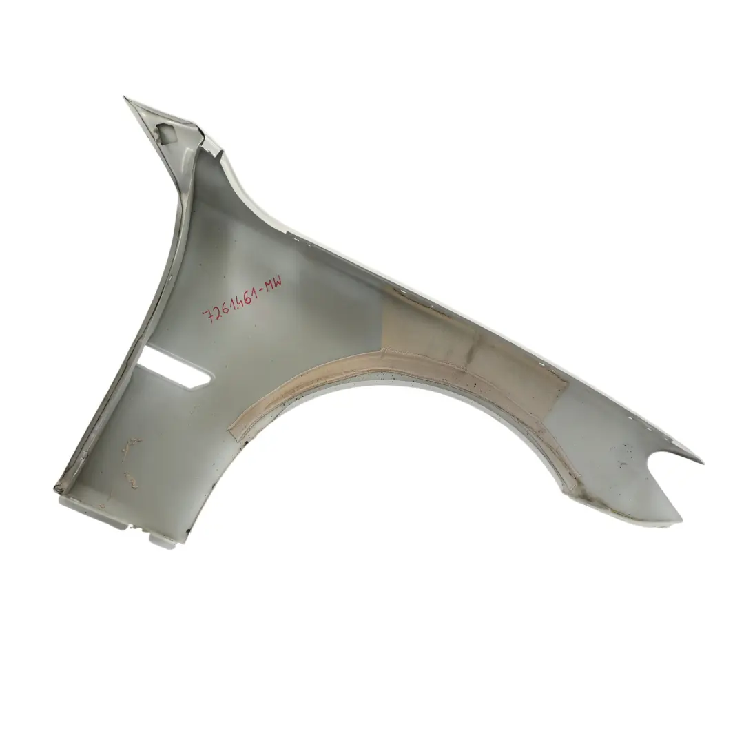 Wing Fender Front Left Side Panel N/S Mineral White Metallic - A96 to BMW F01 with Part number 7261461 BMW F01 Wing Fender Front Left Side Panel N/S Mineral White Metallic - A96 - SKU 7261461-MW - Part number 7261461