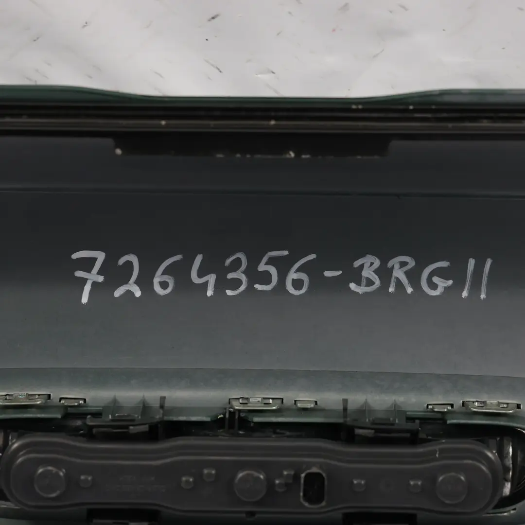 Mini R56 LCI Tylny Zderzak British Racing Green II Zielony Metalik - B22 - SKU 7264356-BRGII - Numer Części 7264356