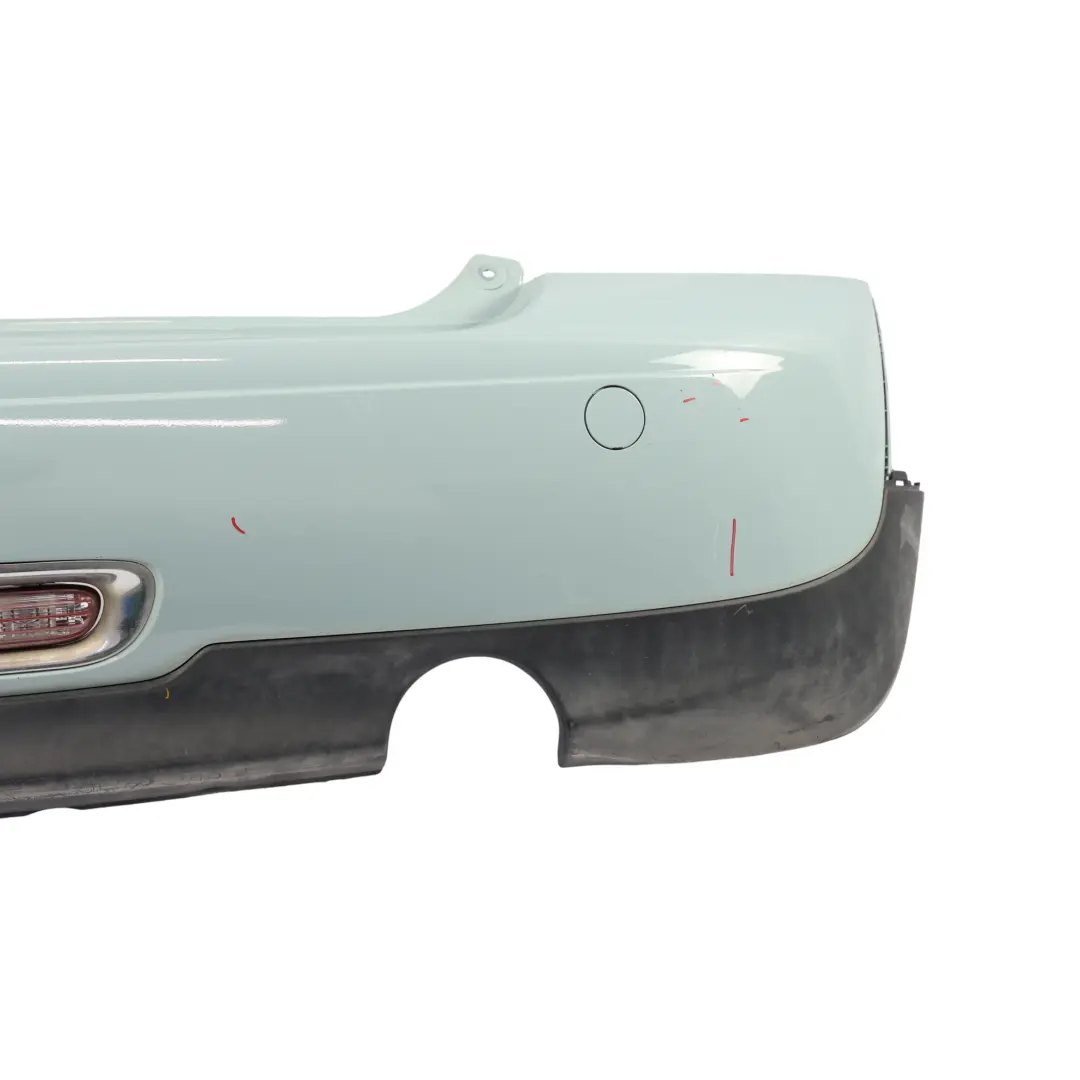 Zderzak Tylny Ice Blue Niebieski - B28 do Mini R56 R57 LCI o numerze 7264356 Mini R56 R57 LCI Zderzak Tylny Ice Blue Niebieski - B28 - SKU 7264356-ICE - Numer Części 7264356