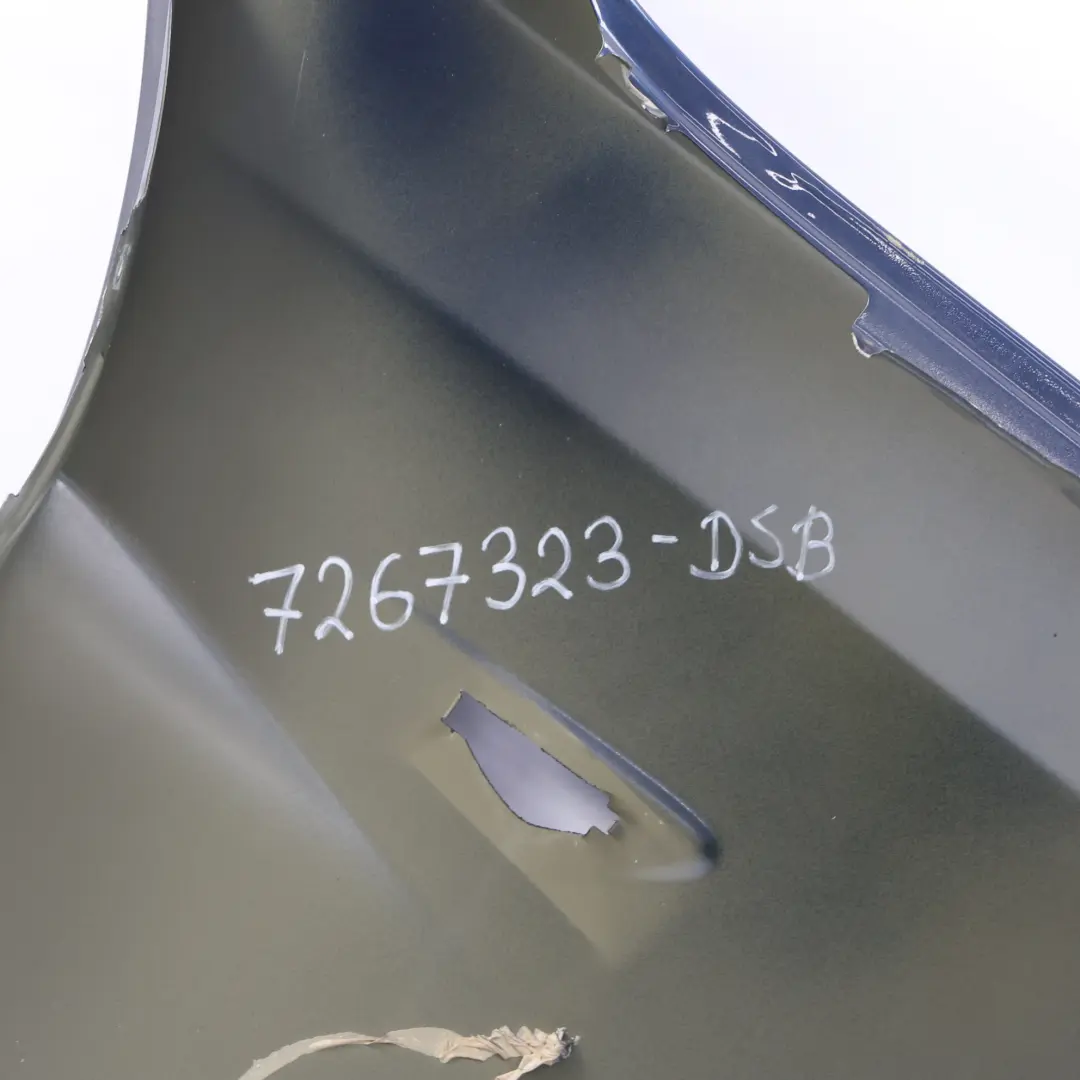 BMW X3 F25 Błotnik Lewy Przedni Tiefseeblau Niebieski Metalik - A76 - SKU 7267323-DSB - Numer Części 7267323