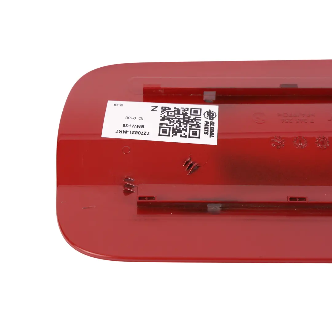 BMW X3 F25 Fuel Filler Fill In Flap Cover Melbourne Red Metallic - A75 7265256 - SKU 7270821-MRT - Part number 7270821