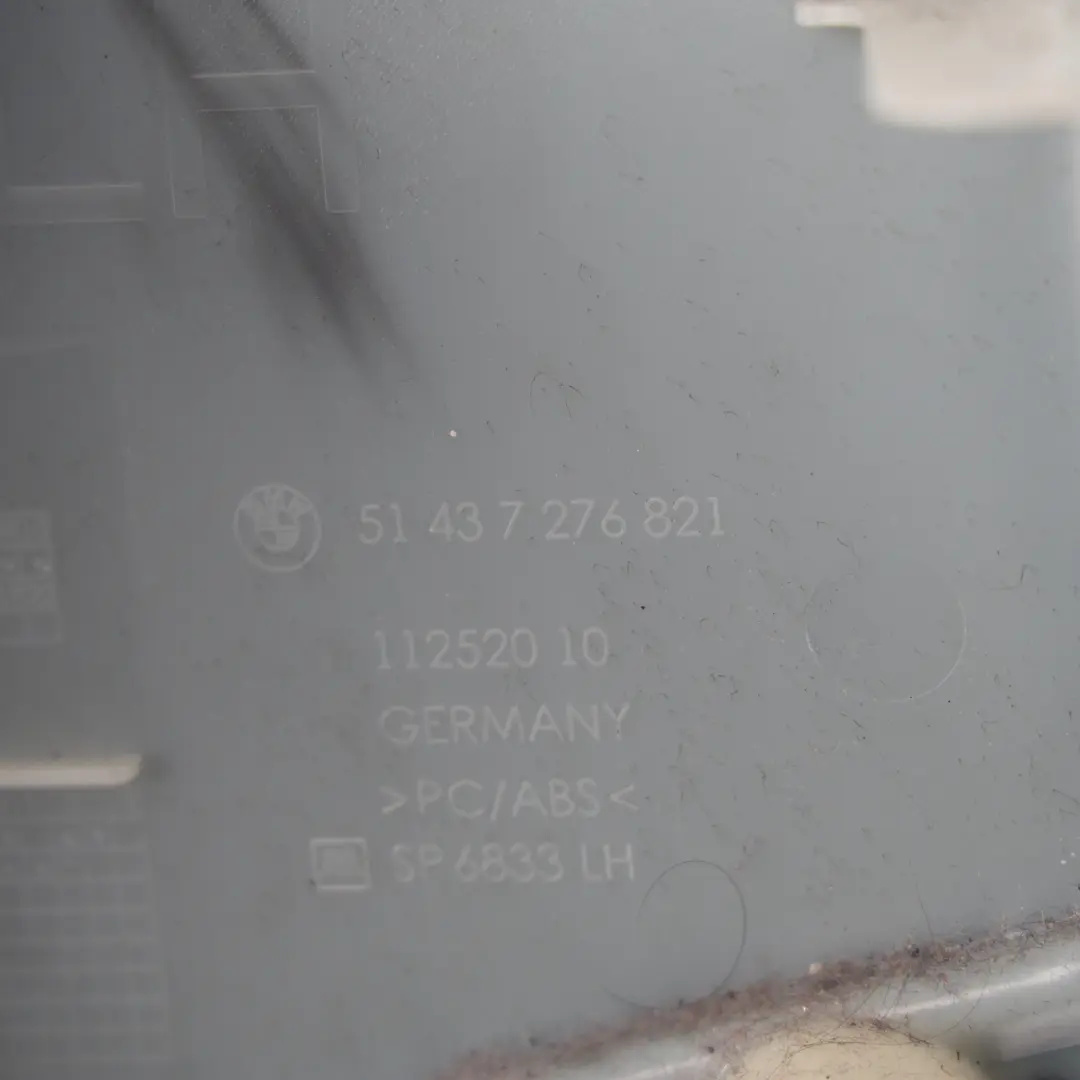 Upper B Pillar Trim Cover Panel Moulding Interior Left N/S to BMW F34 GT with Part number 7276821 BMW F34 GT Upper B Pillar Trim Cover Panel Moulding Interior Left N/S - SKU 7276821 - Part number 7276821