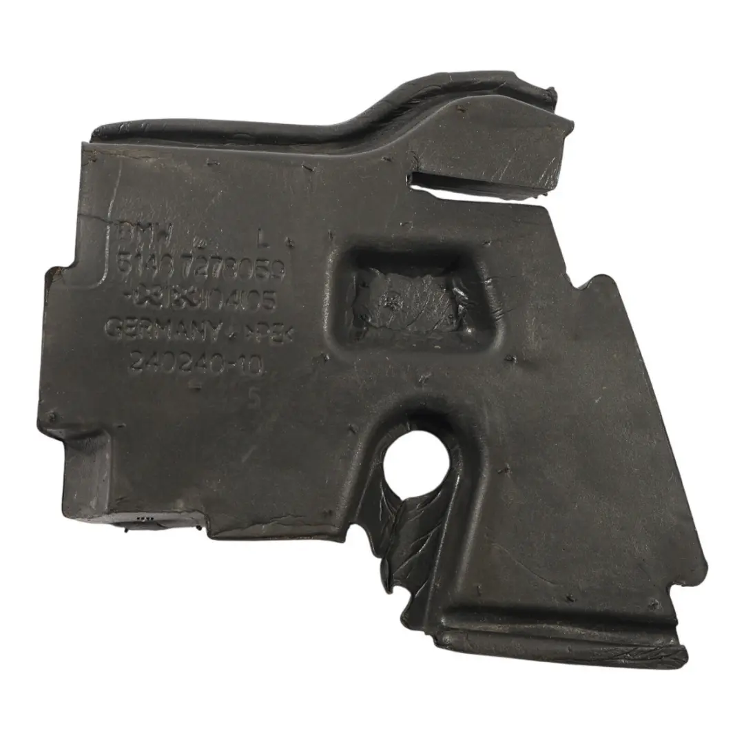 Schalldämmende Fronttrennwand Seitenwand Oben Links für BMW F25 F26 mit Teilenummer 7278059 BMW F25 F26 Schalldämmende Fronttrennwand Seitenwand Oben Links - SKU 7278059 - Teilenummer 7278059