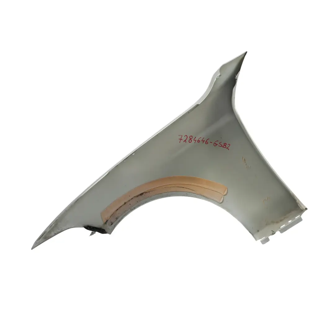 BMW F20 F22 Side Panel Wing Fender Front Right O/S Glacier Silber Metallic - A83 - SKU 7284646-GSB2 - Part number 7284646