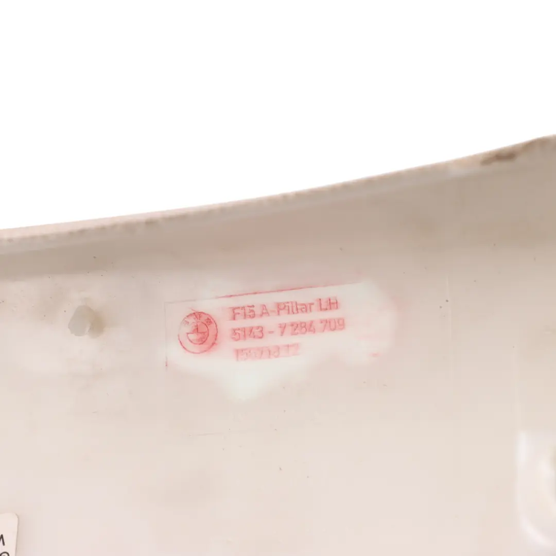 Front A Pillar Column Upper Trim Cover Panel Left N/S to BMW X5 F15 with Part number 7284709 BMW X5 F15 Front A Pillar Column Upper Trim Cover Panel Left N/S - SKU 7284709 - Part number 7284709