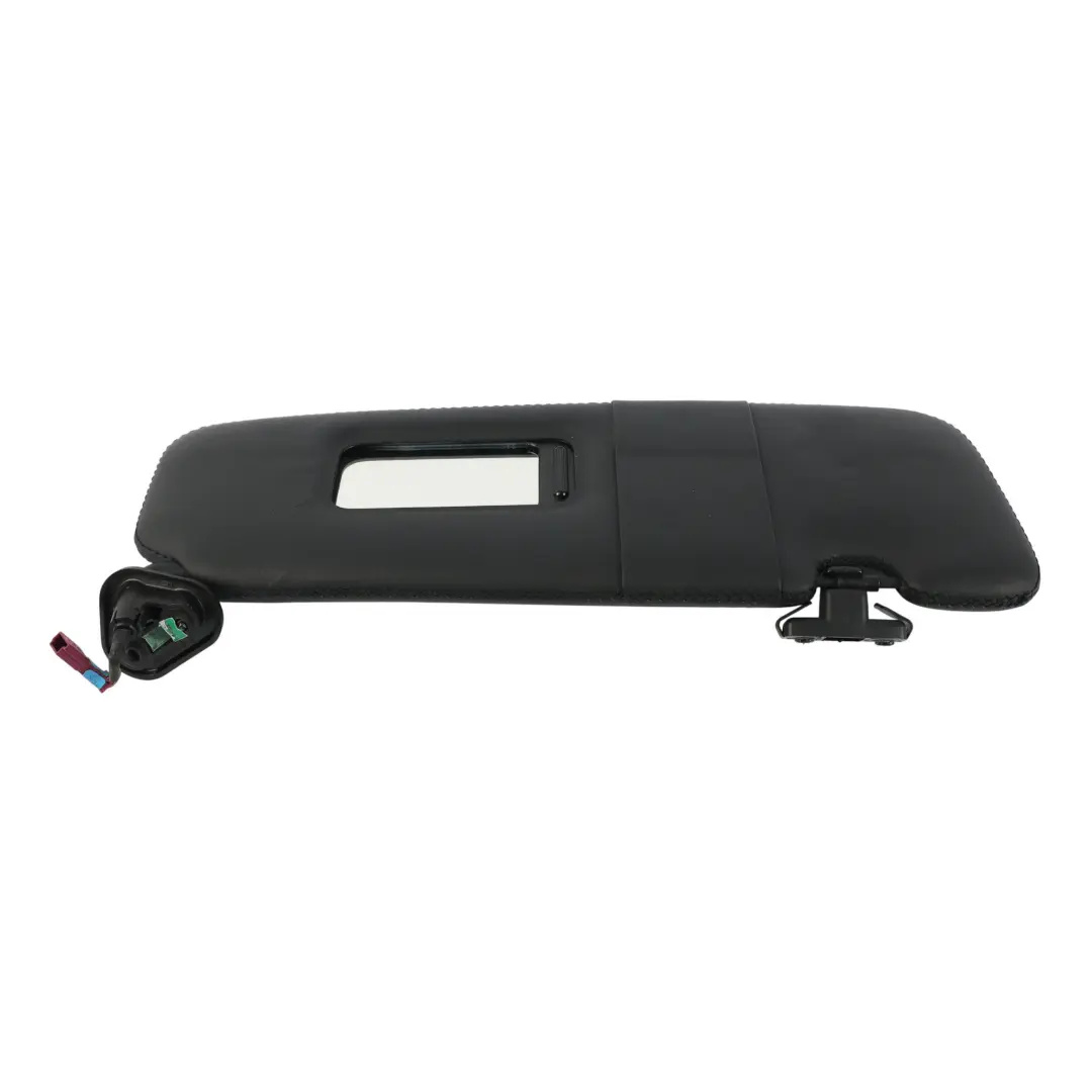 Copertura Aletta Parasole Pelle Nera Destra per BMW F12 F12 LCI con numero di parte 7286024 BMW F12 F12 LCI Copertura Aletta Parasole Pelle Nera Destra - SKU 7286024 - Numero di parte 7286024