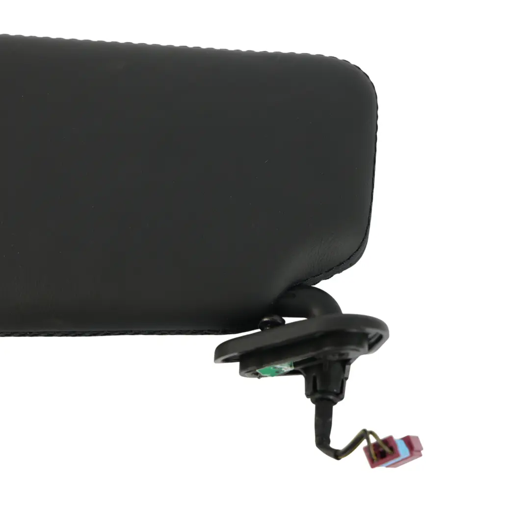 Copertura Aletta Parasole Pelle Nera Destra per BMW F12 F12 LCI con numero di parte 7286024 BMW F12 F12 LCI Copertura Aletta Parasole Pelle Nera Destra - SKU 7286024 - Numero di parte 7286024