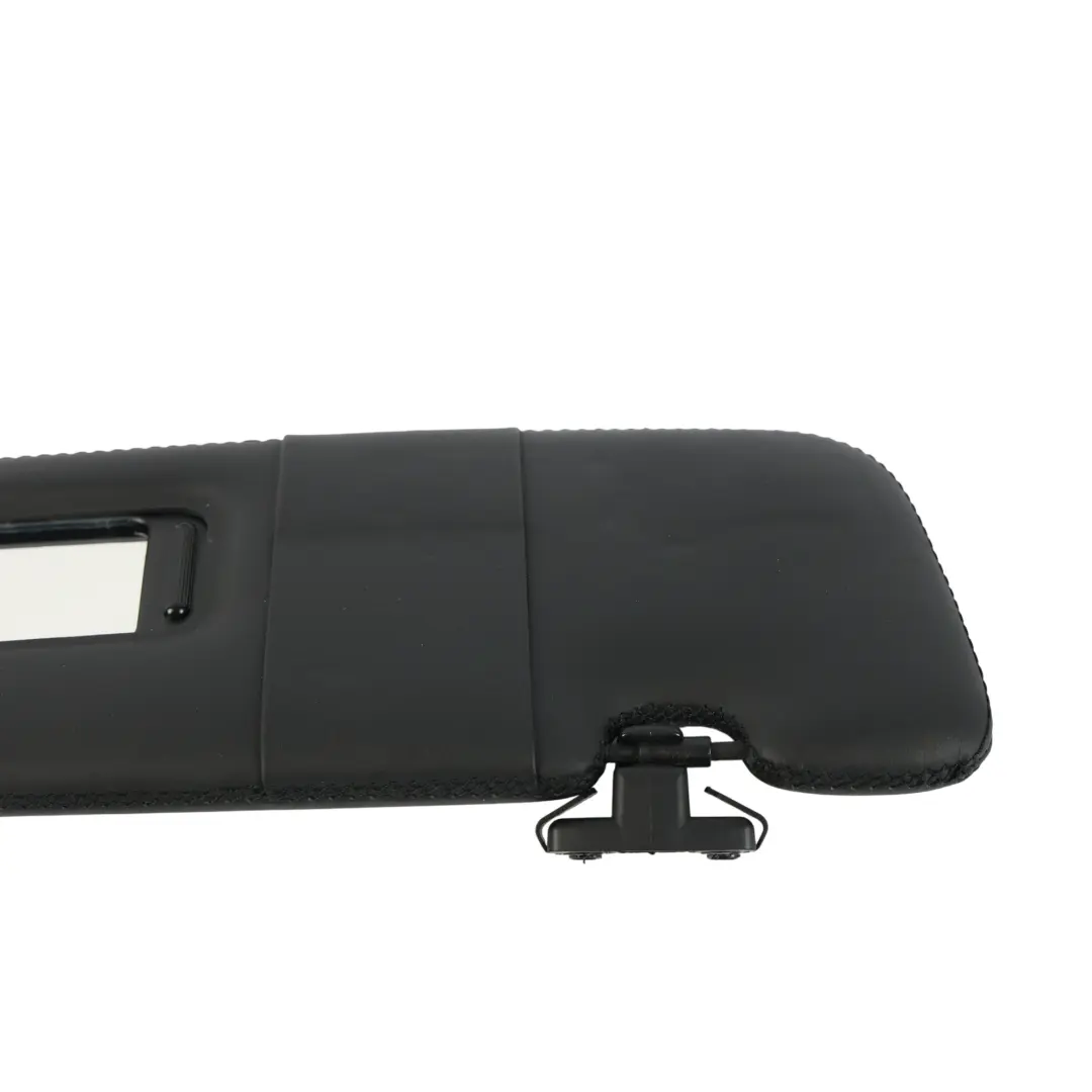 Copertura Aletta Parasole Pelle Nera Destra per BMW F12 F12 LCI con numero di parte 7286024 BMW F12 F12 LCI Copertura Aletta Parasole Pelle Nera Destra - SKU 7286024 - Numero di parte 7286024