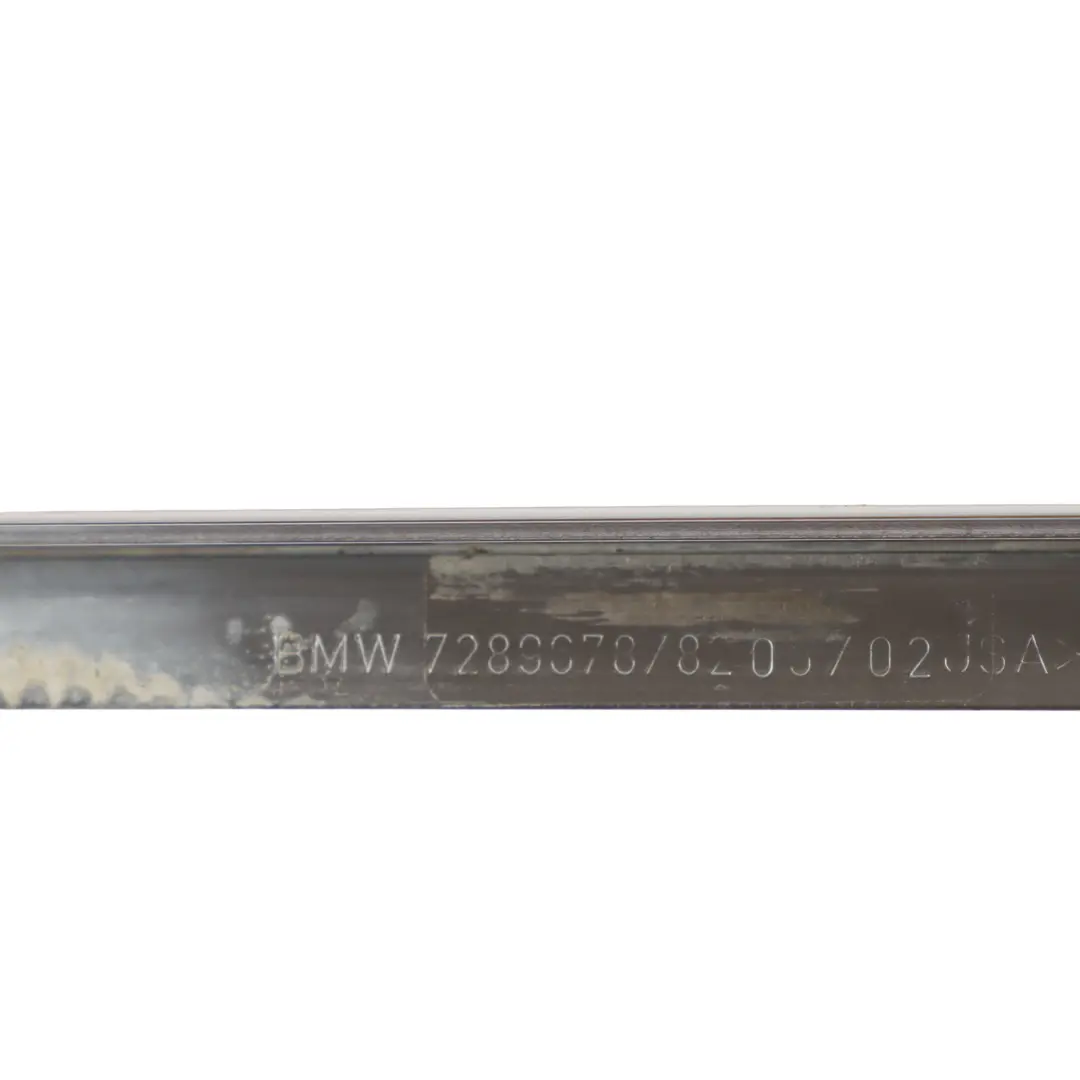 Outer Chrome Strip Trim Window Frame Finisher Right O/S to BMW X5 F15 Rear with Part number 7289678 BMW X5 F15 Rear Outer Chrome Strip Trim Window Frame Finisher Right O/S - SKU 7289678 - Part number 7289678