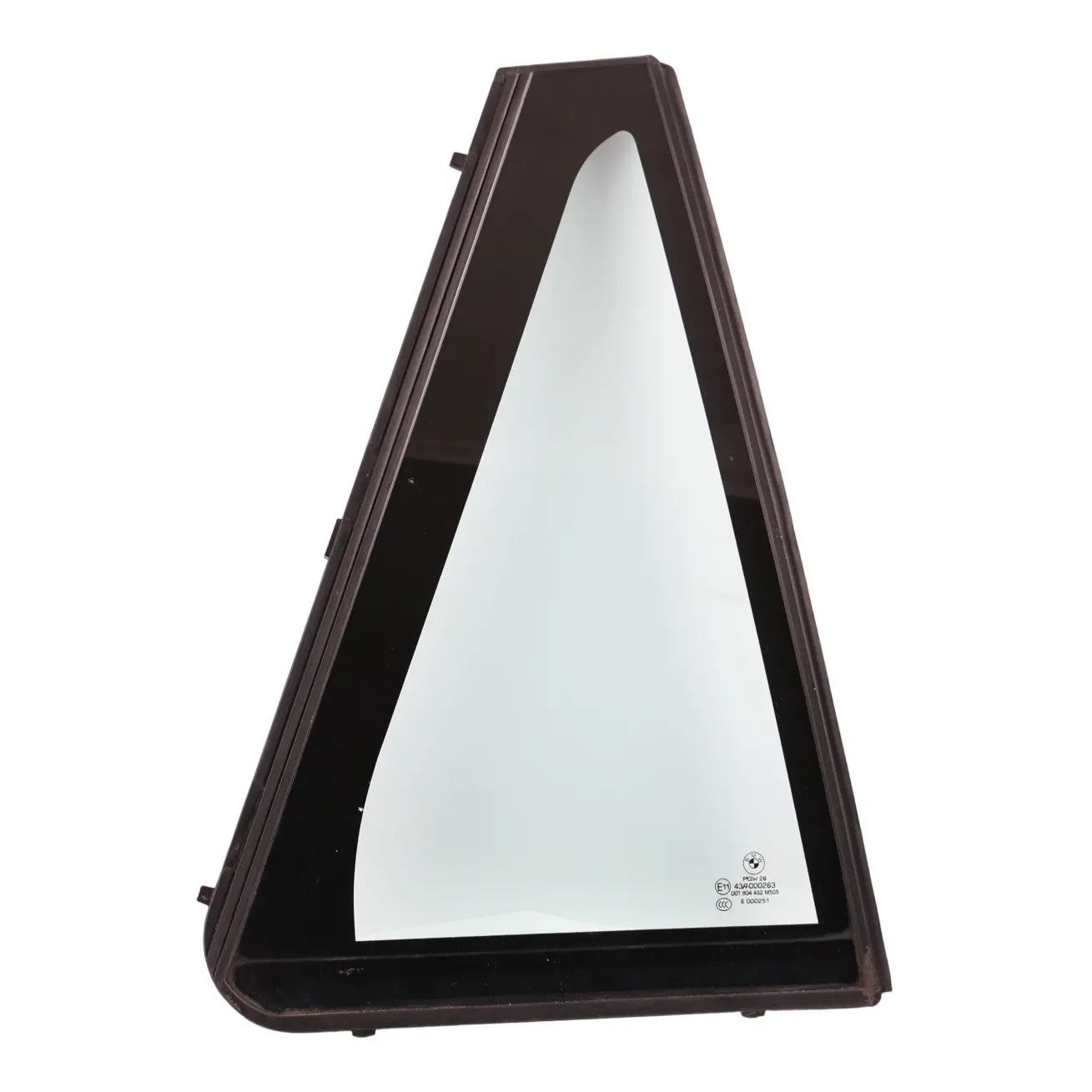 BMW F15 F85 Door Fixed Window Glass Rear Right O/S Triangle Green AS2 7289684