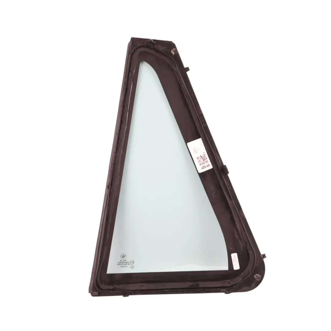 Door Fixed Window Glass Triangle Green AS2 Right O/S to BMW X5 F15 F85 Rear with Part number 7289684 BMW X5 F15 F85 Rear Door Fixed Window Glass Triangle Green AS2 Right O/S - SKU 7289684 - Part number 7289684