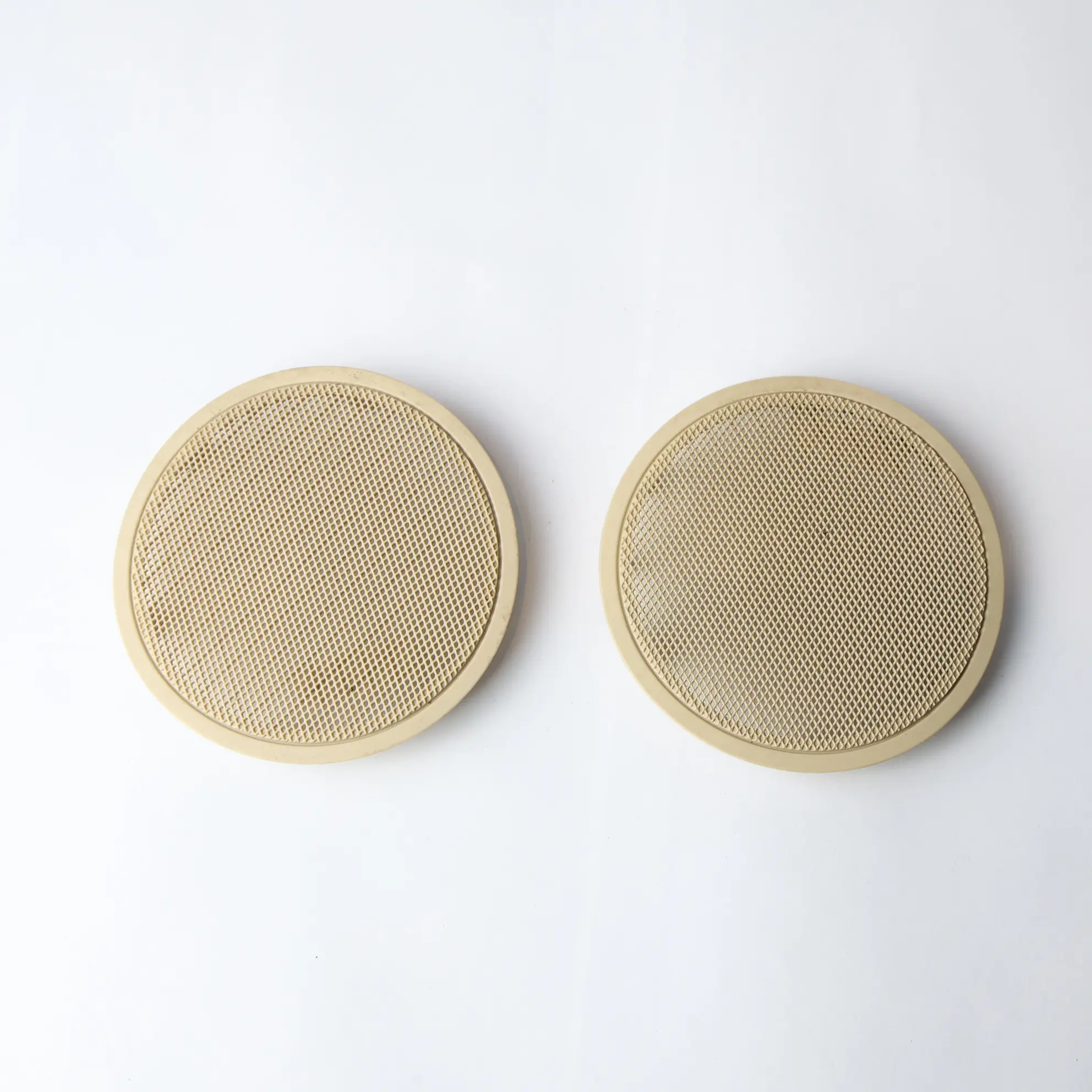 BMW X5 F15 Tür Lautsprecher Abdeckung Vorne Hinten Beige Links 2x Set 7292277