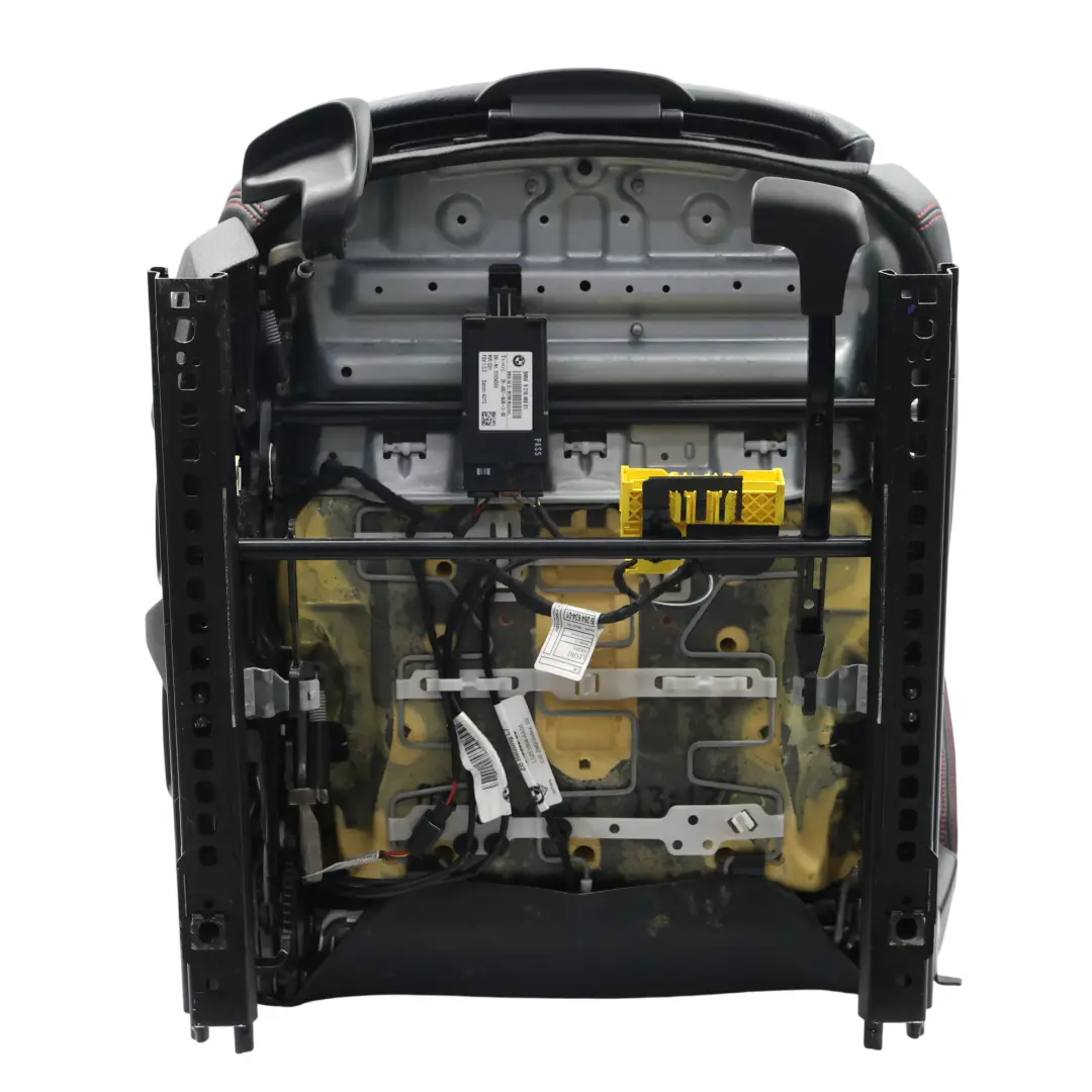  Vorder Sitz BMW F30 F31 M Sport Beheizt Schwarz Leder Dakota Akzent Rot Rechts - SKU 7295144-3 - Teilenummer 7295144