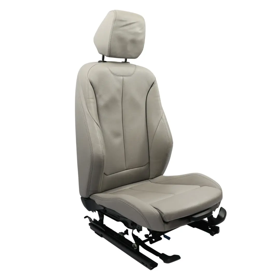 BMW F20 F30 F34 Vorder Sitz M Sport Leder Everest Grau Links - SKU 7295145-2 - Teilenummer 7295145