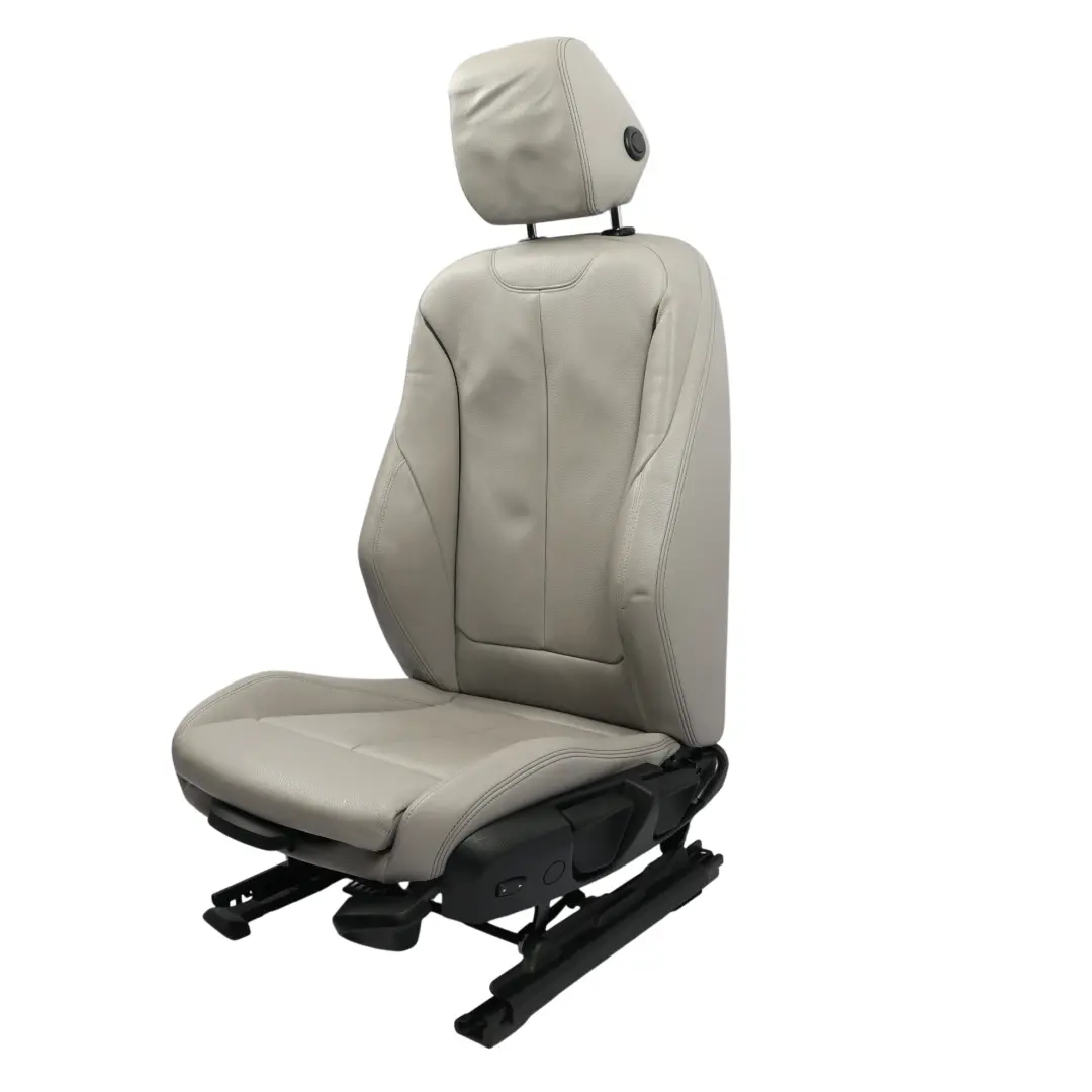 BMW F20 F30 F34 Vorder Sitz M Sport Leder Everest Grau Links - SKU 7295145-2 - Teilenummer 7295145