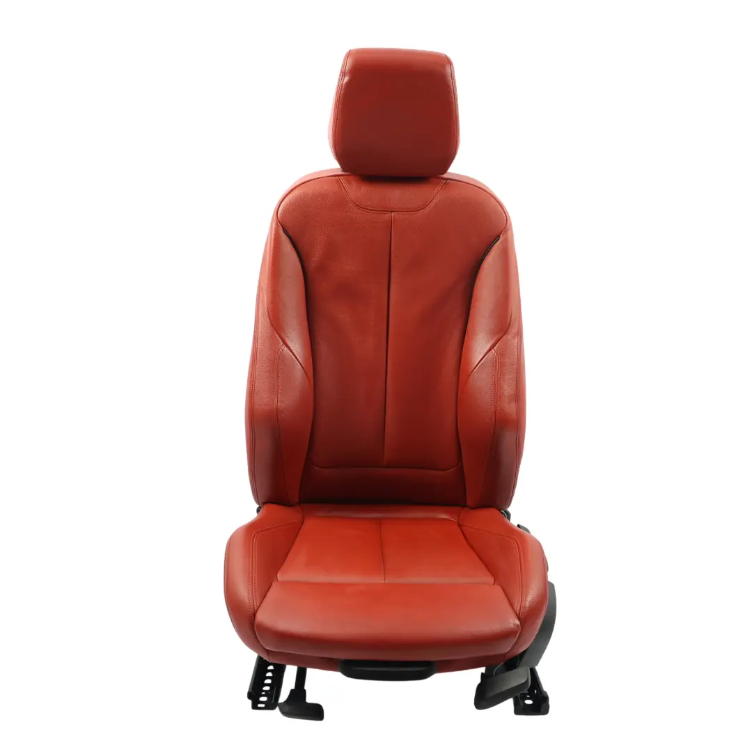 BMW F20 M Sport Vordersitz Beheizbar Leder Korall-Rot Rot Links - SKU 7295147-5 - Teilenummer 7295147