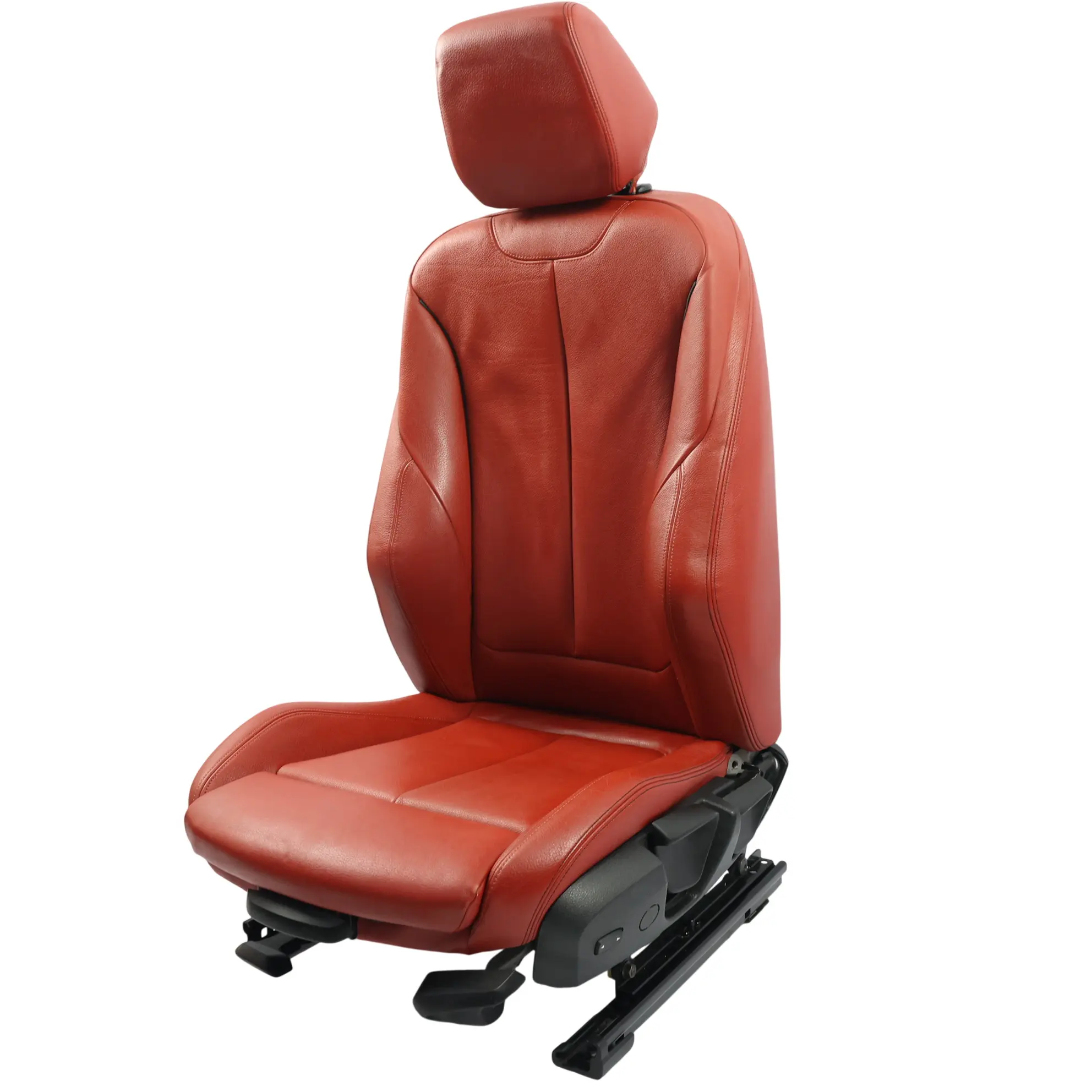 BMW F20 M Asiento Delantero Deportivo Cuero Calefactable Korall-Rot Izquierdo