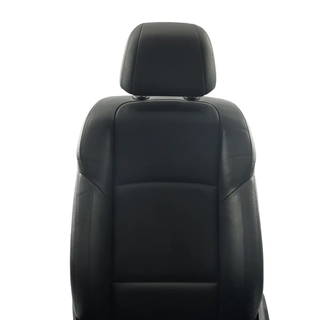 Front Left N/S Interior Leather Dakota Black to BMW F10 F11 LCI Sport Seat with Part number 7303371 BMW F10 F11 LCI Sport Seat Front Left N/S Interior Leather Dakota Black - SKU 7303371-3 - Part number 7303371