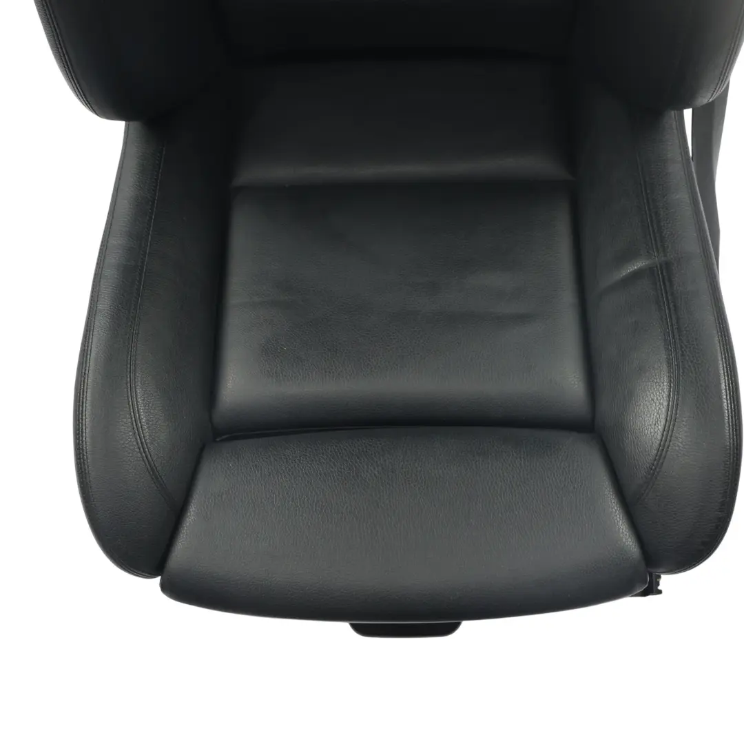 Front Left N/S Interior Leather Dakota Black to BMW F10 F11 LCI Sport Seat with Part number 7303371 BMW F10 F11 LCI Sport Seat Front Left N/S Interior Leather Dakota Black - SKU 7303371-3 - Part number 7303371
