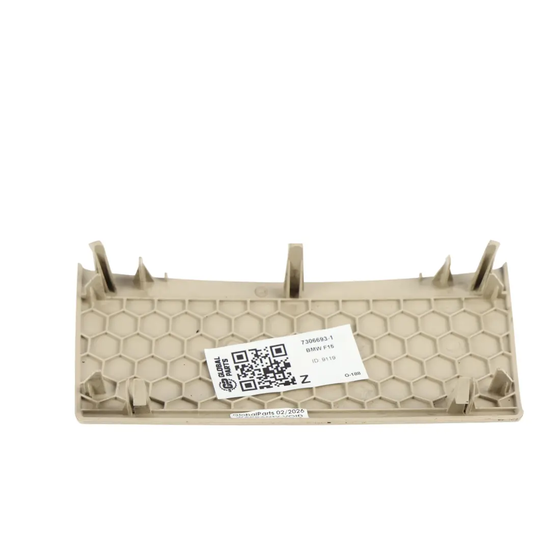 Cache Tête Panneau D'Habillage Canberra Beige pour BMW X5 F15 X6 F16 à propos du numéro de pièce 7306693 BMW X5 F15 X6 F16 Cache Tête Panneau D'Habillage Canberra Beige - SKU 7306693-1 - Numéro de pièce 7306693