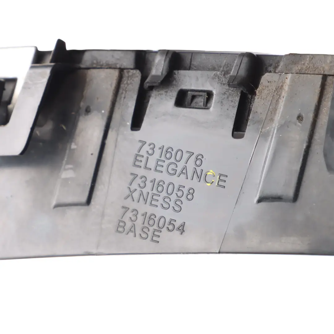 BMW X5 F15 Bumper Radiator Kidney Grille Upper Right O/S - SKU 7316076 - Part number 7316076