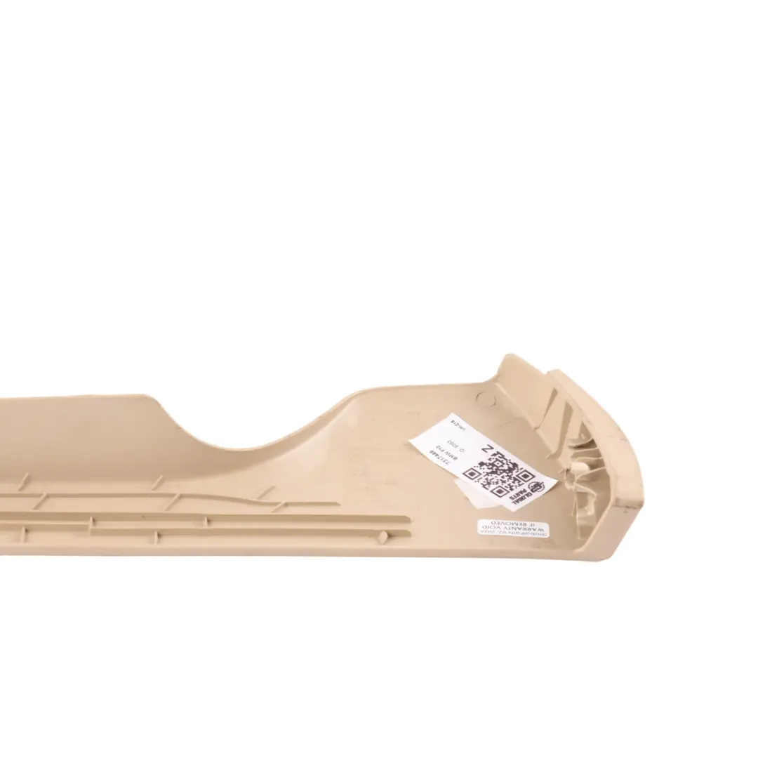 Front Seat Rail Cover Panel Beige Right O/S to BMW F01 F02 F03 F10 F11 LCI with Part number 7317446 BMW F01 F02 F03 F10 F11 LCI Front Seat Rail Cover Panel Beige Right O/S - SKU 7317446 - Part number 7317446
