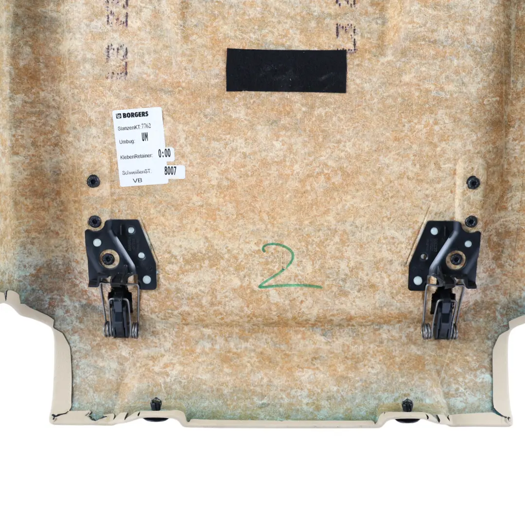 Front Seat Backrest Cover Rear Trim Panel Beige to BMW F01 F07 F10 LCI with Part number 7319048 BMW F01 F07 F10 LCI Front Seat Backrest Cover Rear Trim Panel Beige - SKU 7319048 - Part number 7319048