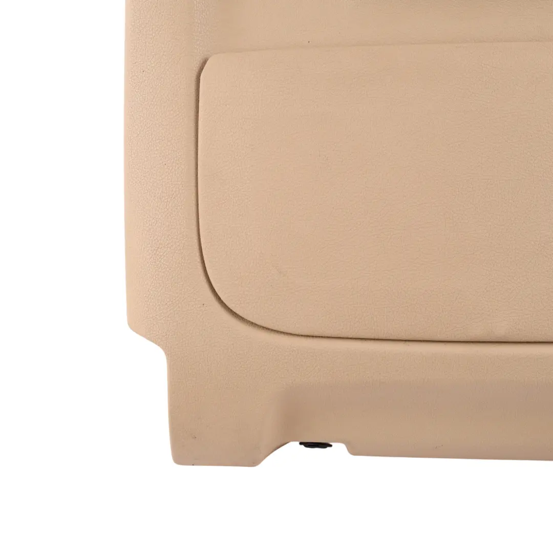 BMW F01 F07 F10 LCI Front Seat Backrest Cover Rear Trim Panel Beige - SKU 7319048 - Part number 7319048