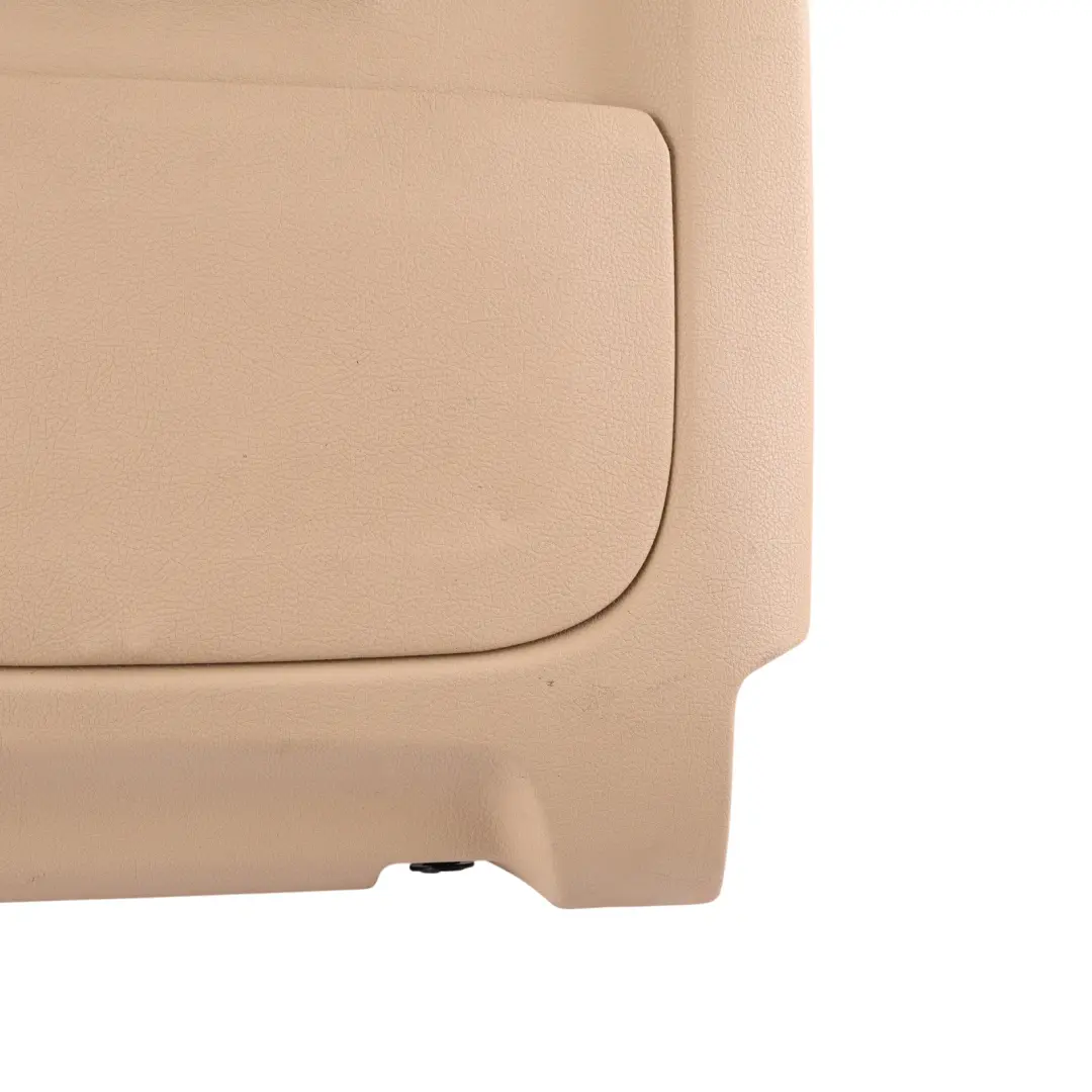 Cubierta Respaldo Asiento Delantero Panel Beige para BMW F01 F07 F10 LCI con número de pieza 7319048 BMW F01 F07 F10 LCI Cubierta Respaldo Asiento Delantero Panel Beige - SKU 7319048 - Número de pieza 7319048