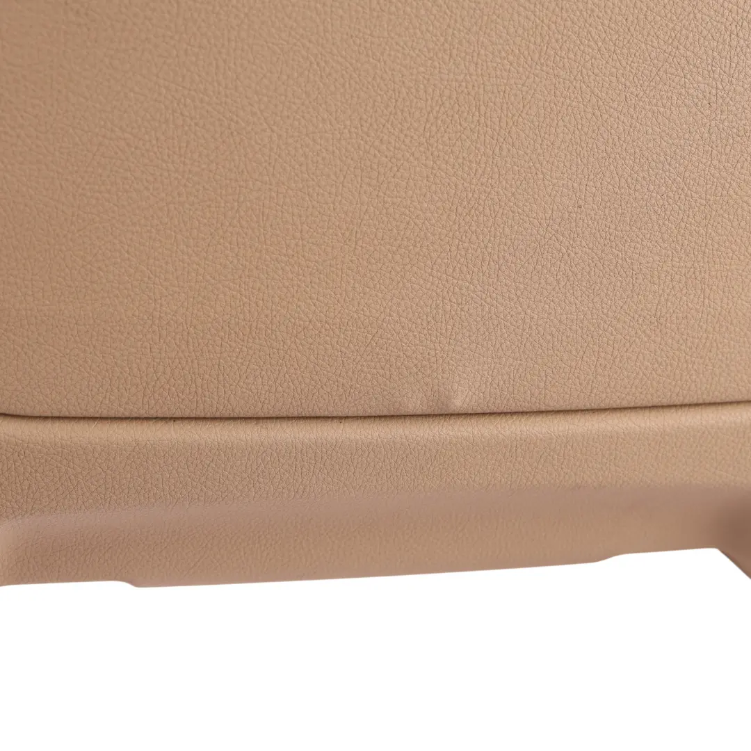 Cubierta Respaldo Asiento Delantero Panel Beige para BMW F01 F07 F10 LCI con número de pieza 7319048 BMW F01 F07 F10 LCI Cubierta Respaldo Asiento Delantero Panel Beige - SKU 7319048 - Número de pieza 7319048
