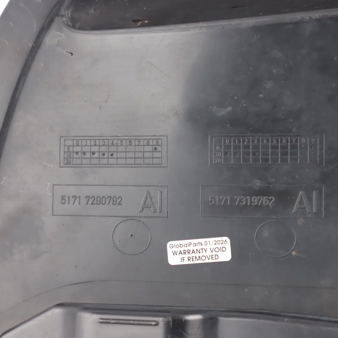 Front Wheel Arch Trim Splash Guard Right O/S to BMW F45 F46 with Part number 7319762 BMW F45 F46 Front Wheel Arch Trim Splash Guard Right O/S - SKU 7319762 - Part number 7319762