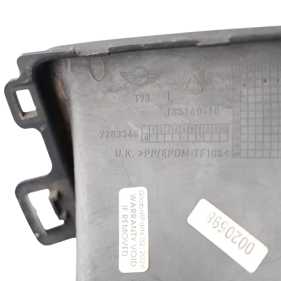 Front Bumper Left Brake Air Duct N/S Primed to Mini R55 R56 LCI JCW with Part number 7328781 Mini R55 R56 LCI JCW Front Bumper Left Brake Air Duct N/S Primed - SKU 7328781-PRIM - Part number 7328781