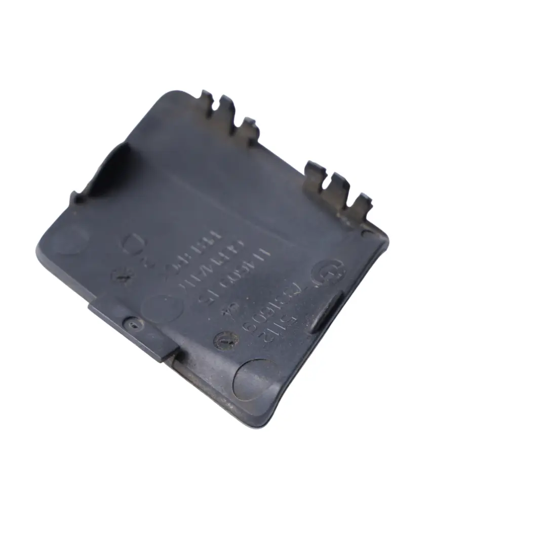 BMW F10 Heckstoßstange Abschlepphaken Ösenabdeckung Alpinweiss 3 - 300 - SKU 7331609-AW - Teilenummer 7331609