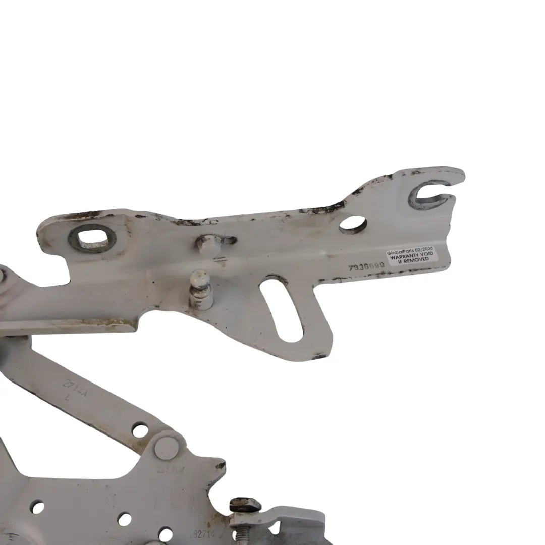 BMW F20 F21 F30 Front Hood Bonnet Hinge Left N/S Alpinweiss 3 - 300 - SKU 7336699-AW - Part number 7336699
