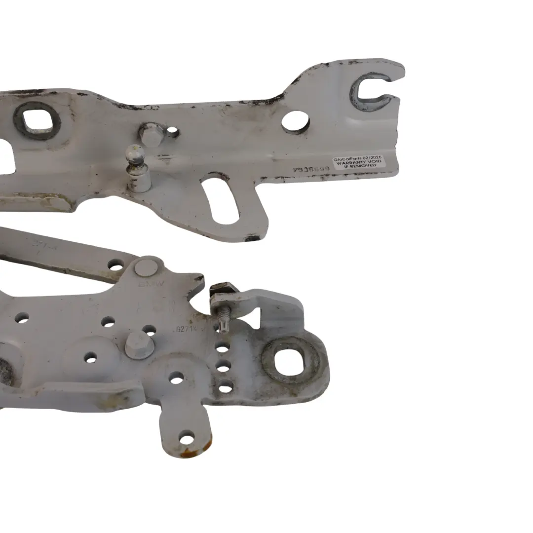BMW F20 F21 F30 Charnière De Capot Avant Gauche Alpinweiss 3 - 300 - SKU 7336699-AW - Numéro de pièce 7336699