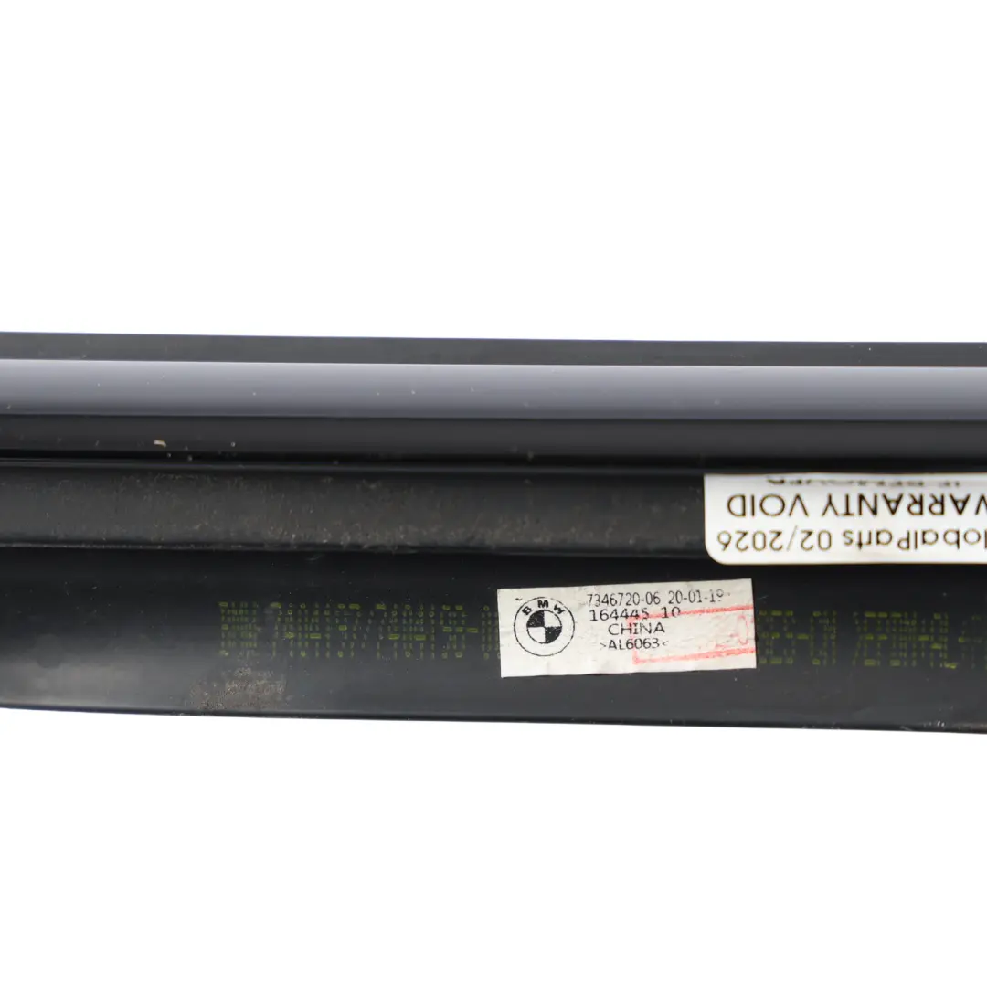 BMW F23 Cabrio Outer Weatherstrip Rear Right O/S Side Window Strip Black - SKU 7346720 - Part number 7346720
