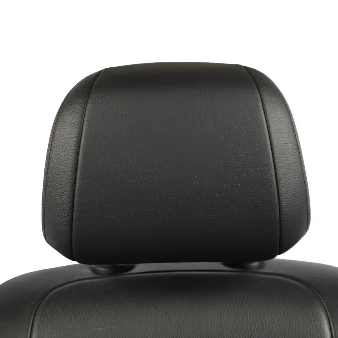 BMW F10 F11 LCI M-Sport Front Seat Heated Electric Leather Black Seam Right O/S - SKU 7349862-2 - Part number 7349862