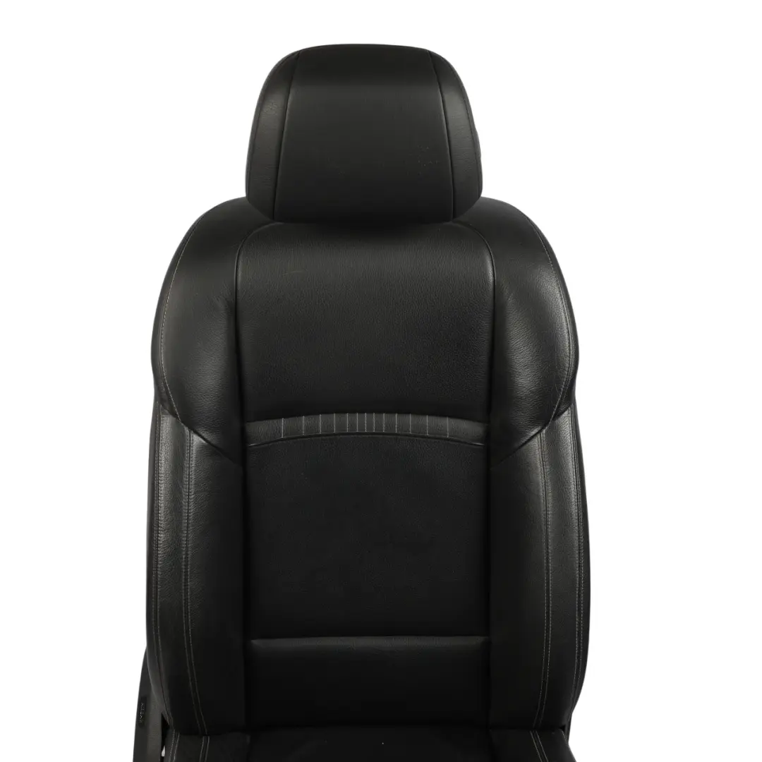 Fotel Przedni Prawy Podgrzewany Skóra Czarne Przeszycie do BMW F10 F11 LCI o numerze 7349862 BMW F10 F11 LCI Fotel Przedni Prawy Podgrzewany Skóra Czarne Przeszycie - SKU 7349862-2 - Numer Części 7349862