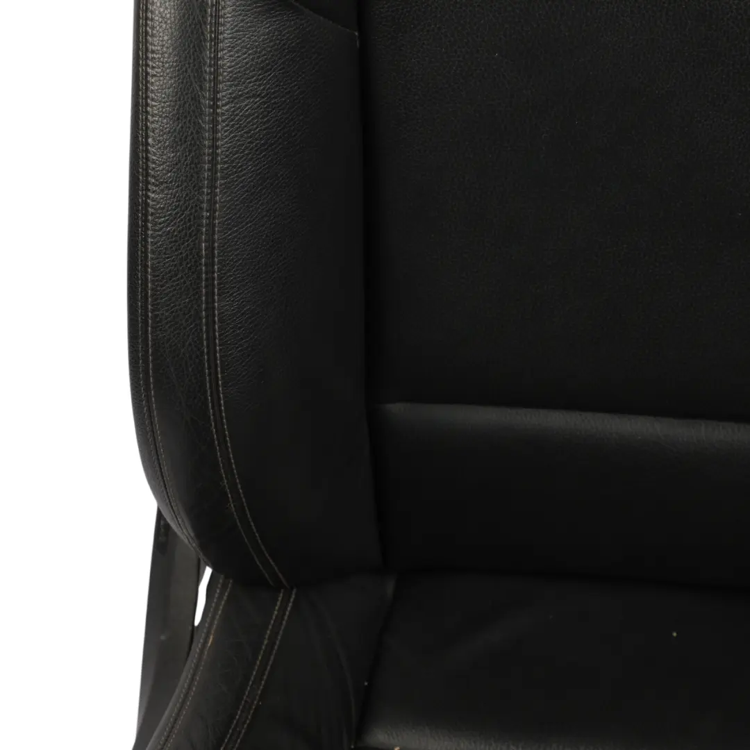 BMW F10 F11 LCI M-Sport Front Seat Heated Electric Leather Black Seam Right O/S - SKU 7349862-2 - Part number 7349862