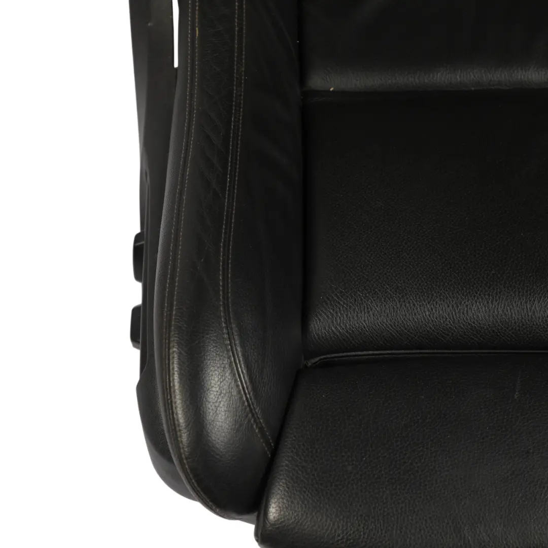 BMW F10 F11 LCI M-Sport Front Seat Heated Electric Leather Black Seam Right O/S - SKU 7349862-2 - Part number 7349862