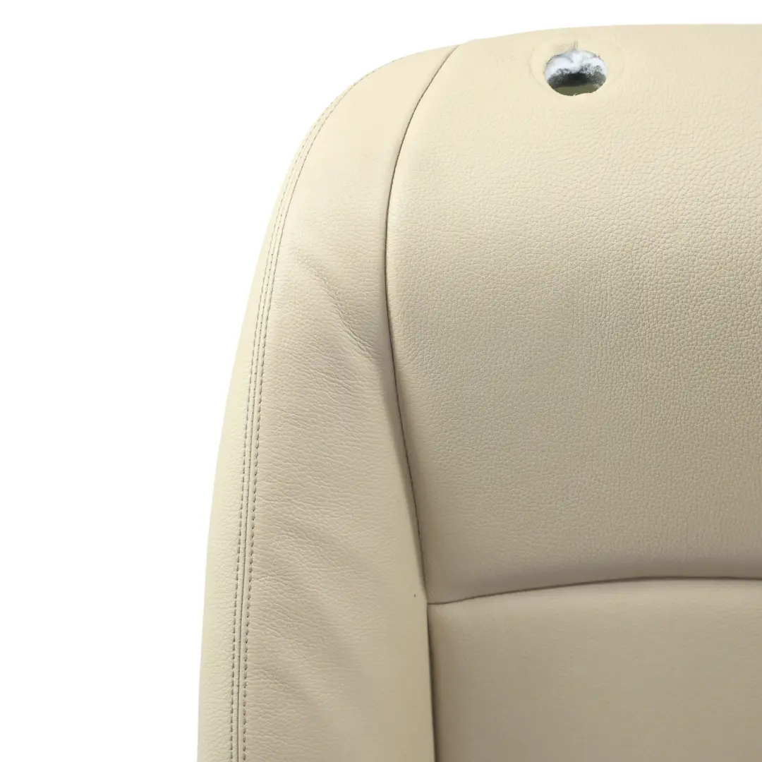 BMW F10 F11 LCI Schienale Anteriore Riscaldato Pelle Beige Sinistro - SKU 7350133 - Numero di parte 7350133