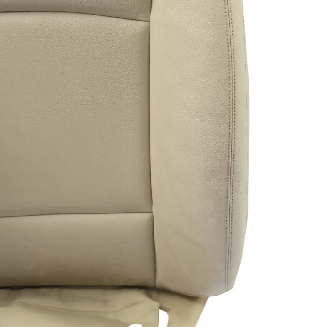 Schienale Anteriore Riscaldato Pelle Beige Sinistro per BMW F10 F11 LCI con numero di parte 7350133 BMW F10 F11 LCI Schienale Anteriore Riscaldato Pelle Beige Sinistro - SKU 7350133 - Numero di parte 7350133