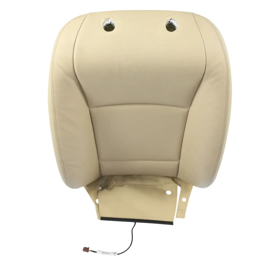 BMW F10 F11 LCI Respaldo Delantero Calefactado Cuero Veneto Beige Izquierdo - SKU 7350133 - Número de pieza 7350133