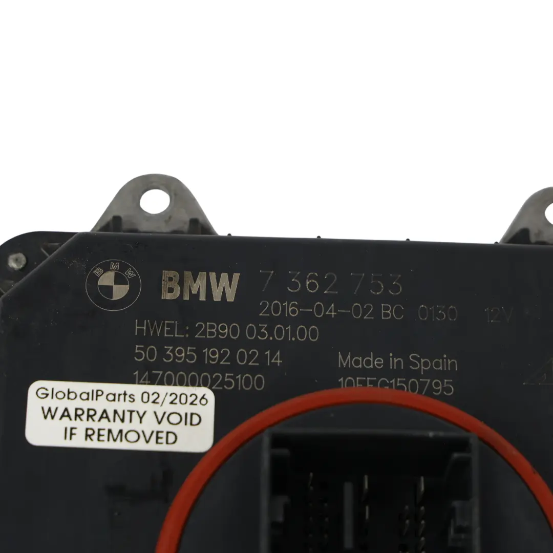 BMW F06 F12 LCI Scheinwerfer Modul Vorne Links Rechts LED Steuergerät - SKU 7362753 - Teilenummer 7362753