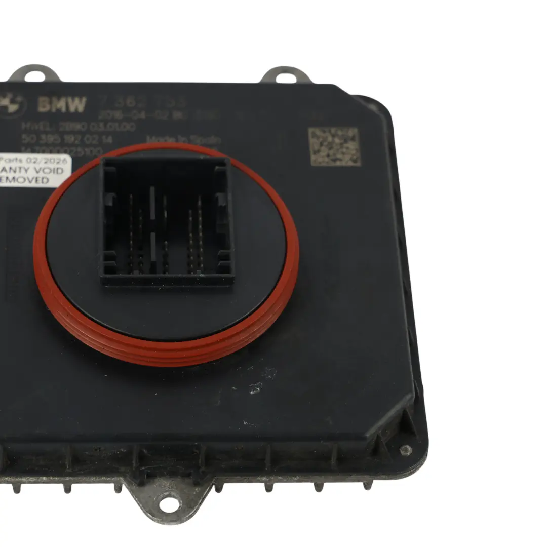 Módulo Faro Delantero Izquierdo Derecho LED Control para BMW F06 F12 LCI con número de pieza 7362753 BMW F06 F12 LCI Módulo Faro Delantero Izquierdo Derecho LED Control - SKU 7362753 - Número de pieza 7362753