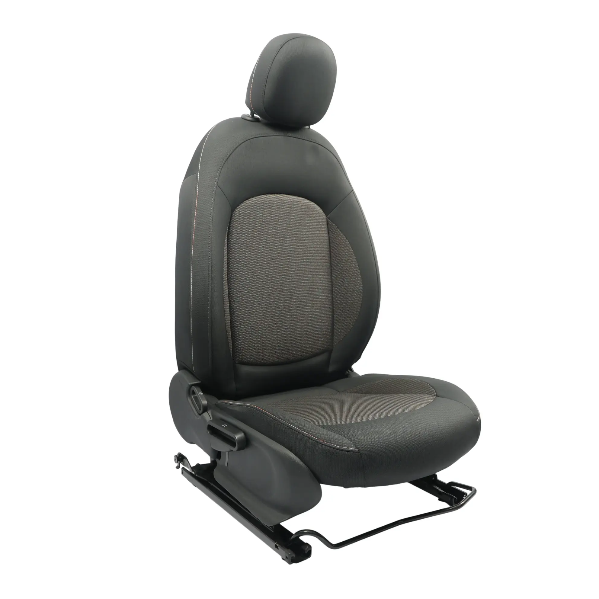 Mini Cooper One F55 F54 F50 Asiento Delantero Tela Firework Carbon Negro Derecho