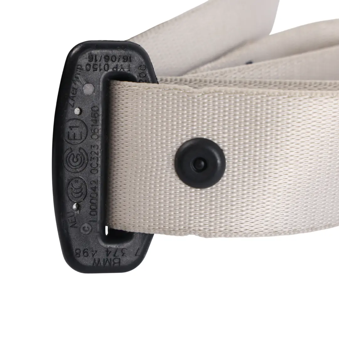 BMW F06 F12 LCI F13 Ceinture Sécurité REMA Ivoire Avant Droit - SKU 7374498 - Numéro de pièce 7374498