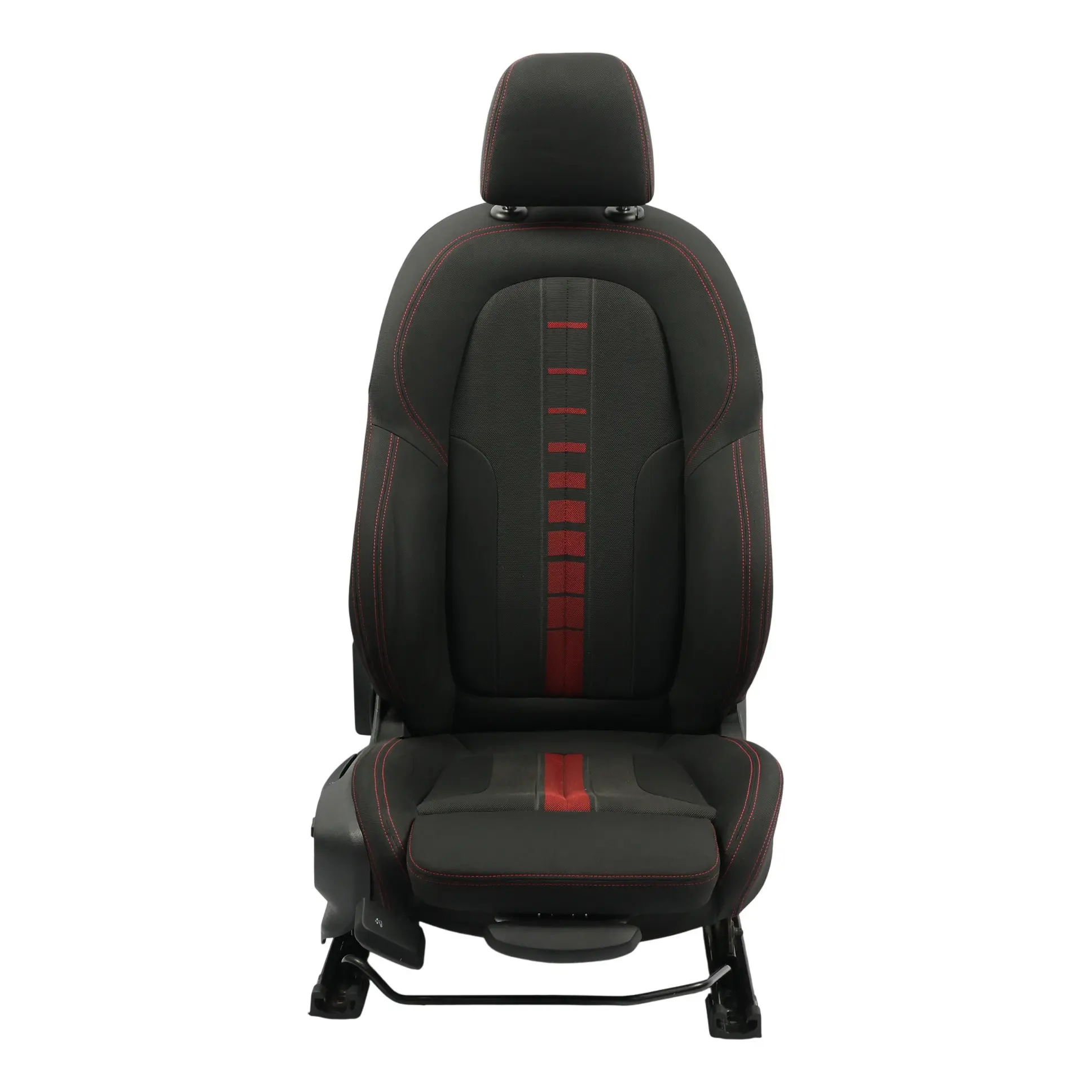 BMW F46 Siège Avant Droit Sport Passager En Tissu Race Anthracite Rouge