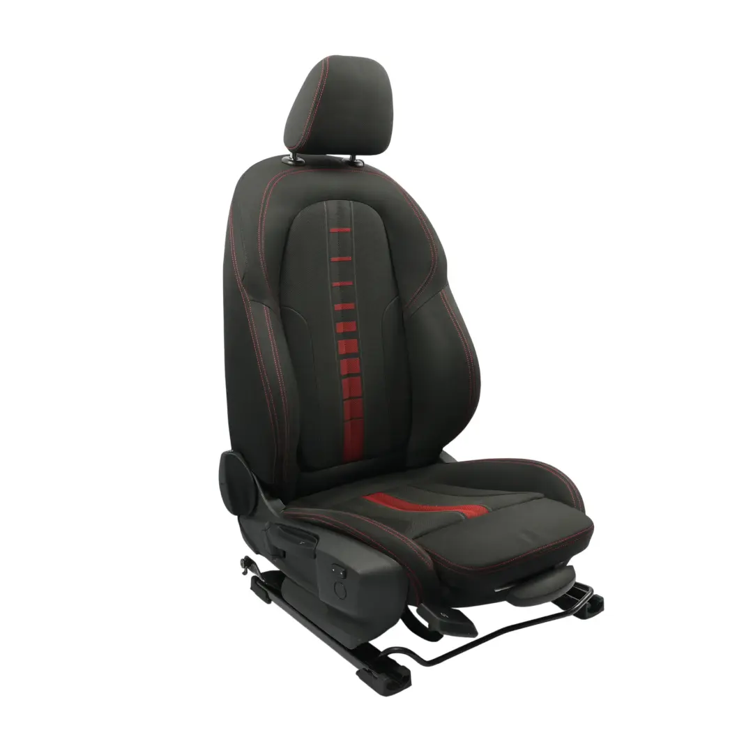 BMW F46 Asiento Delantero Derecho Sport Pasajero Tela Race Antracita Rojo - SKU 7374646-1 - Número de pieza 7374646